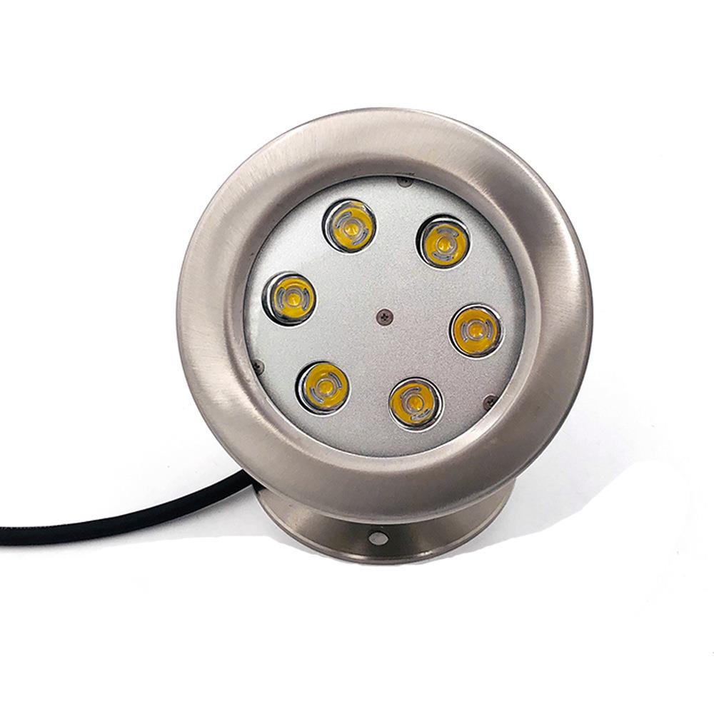 SM-7w-SD全不锈钢30泡4缸水I底P68DMX512彩色6Wled水灯鱼池灯节能