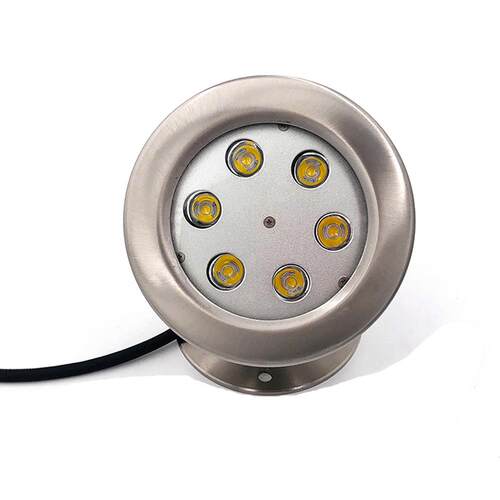 SM-7w-SD全不锈钢30泡4缸水I底P68DMX512彩色6Wled水灯鱼池灯节能