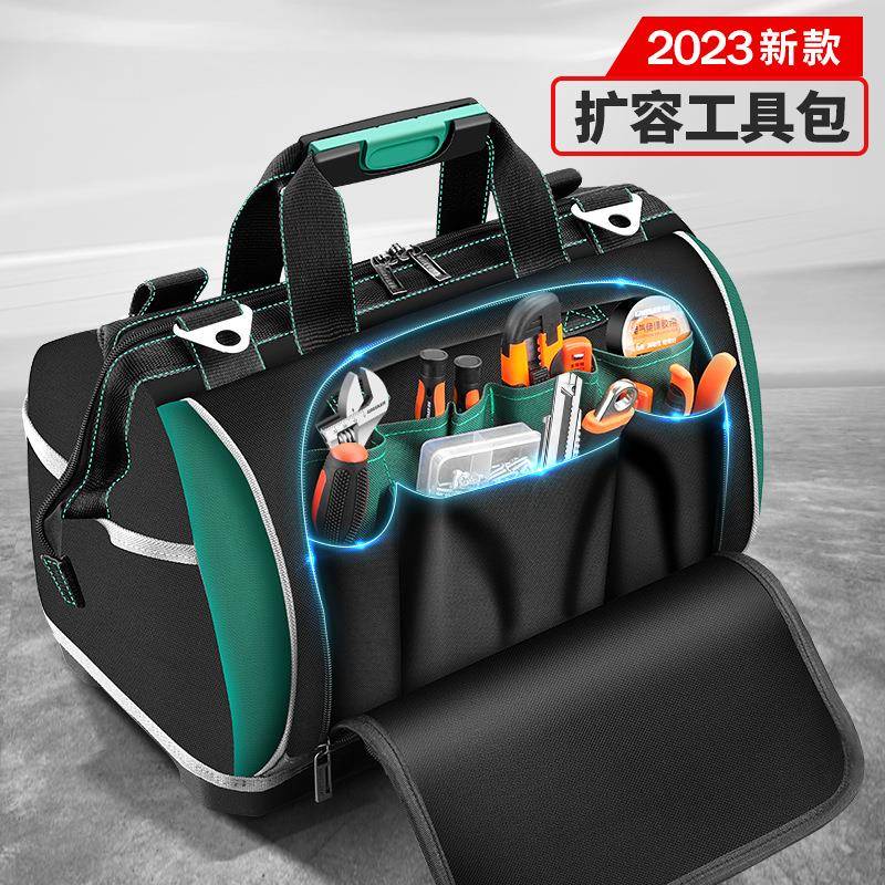 包绿林工具结实耐用功能帆布大加专厚男维45修安装便携多电工用袋图片