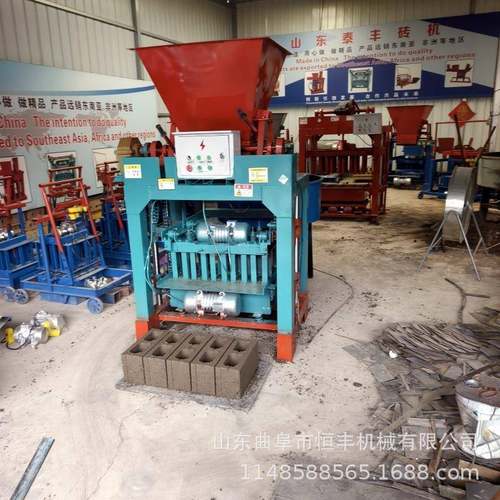 外贸非洲水泥砖机4-35打砖机路沿石免烧护坡砖机空心面包砖制砖机