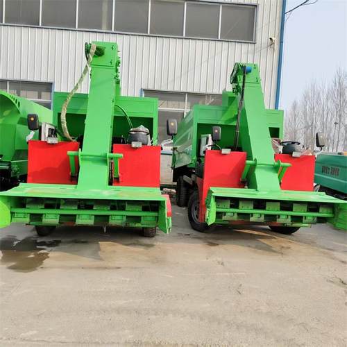 5立方四轮清粪车柴油型牛粪出粪车奶牛场自动铲粪车