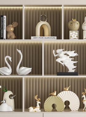 摆件软ltao1009装感古风中品老板厅新款小众2025客酒办公柜室装饰