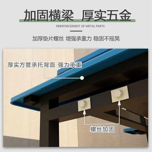 不锈钢学校食堂餐椅学连生组合地工厂饭堂OVA体快餐桌桌椅工4-8人
