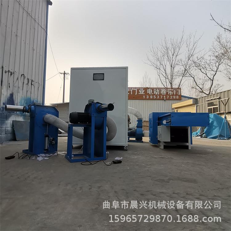 公仔棉化纤羽绒729870机棉棉器沙发抱枕芯冲棉机支持枕按客充户要