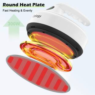 圆形CHP20热压机5发，热盘烫画机转印机寸，4档2控10°稳定制温控