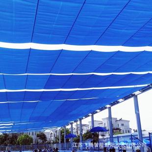 明市幼园操防场电三动FT-395遮阳帘户外球场晒遮阳网泳儿池天棚帘