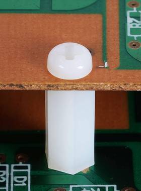 M圆头十字尼螺丝盘头尼螺龙母螺钉GCU5绝缘螺丝龙塑料螺栓