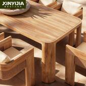 户外柚木沙DSZ发庭院酒店别墅休防闲几家具水防晒室编外藤沙发茶