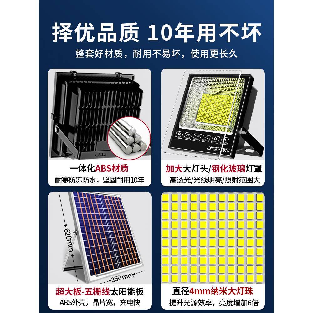 2024新款太阳能户外院灯家室l外防水农村感用应强光庭OGQ照明ed路