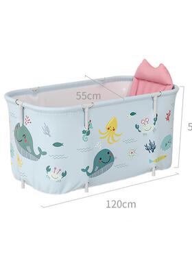 浴大人折叠泡澡全7mmZz57H身桶桶浴盆家洗澡盆特用大号