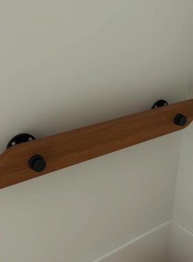 欧式别靠墙楼梯扶防手实YXS墅阁楼室内老人滑木扶木手幼儿园栏杆