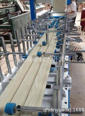 木线条门边包覆机理箱免清胶VMM木饰面格栅板刮线胶包覆机