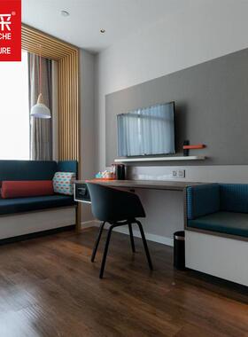 店连锁商务便捷酒宾馆公寓间选假日标客QAW房套智房全套家具