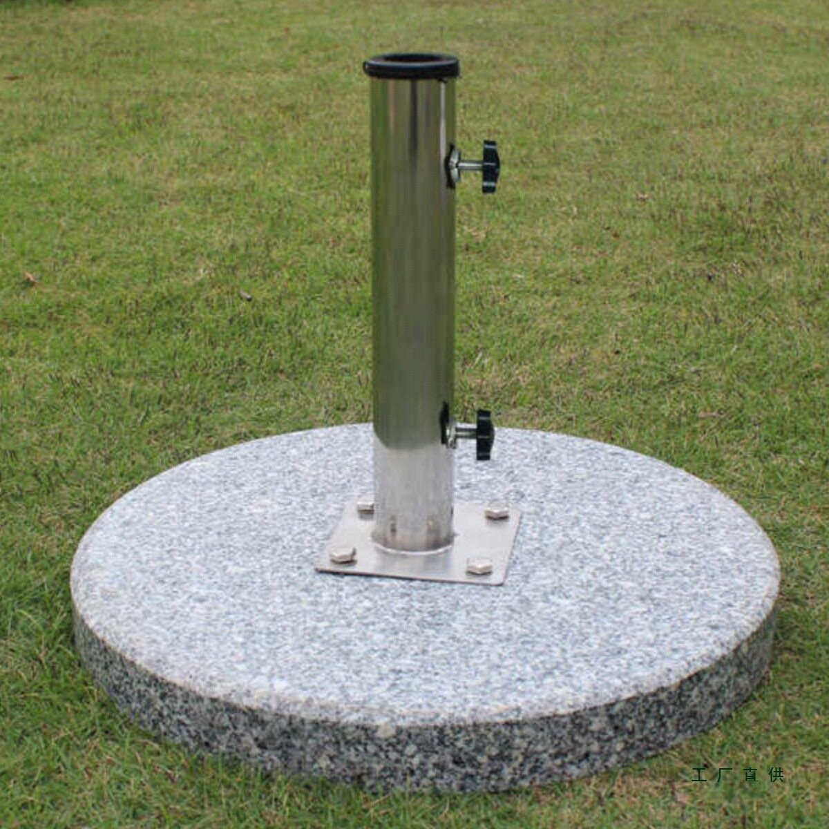 户外遮阳伞底座中柱伞水箱注水注沙底盘太阳伞插伞大理石伞座伞墩