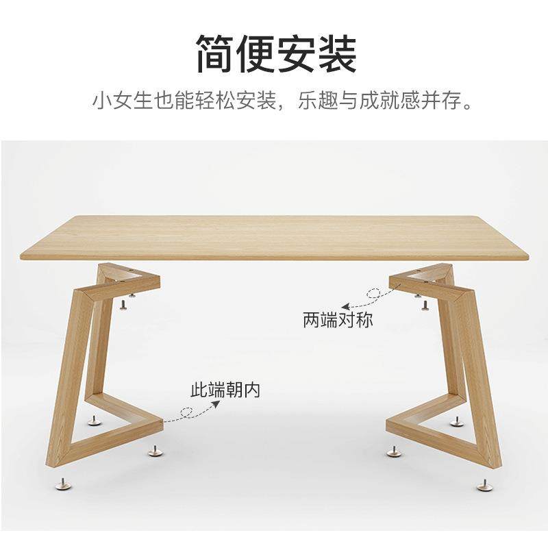 电脑桌简约代书房现学生易学习课桌OIO家用卧室公简办桌经济型桌