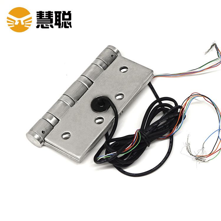 慧4寸过线合页304不锈平开轴钢承合页445446.45xx4.6电子合聪页