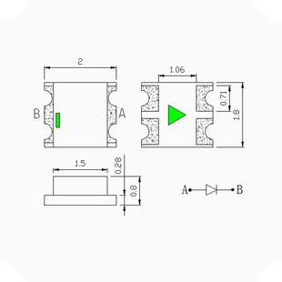 0807RGB快闪闪七彩幻ED灯珠慢呼吸可自控无品牌 颜色L光彩内置IC
