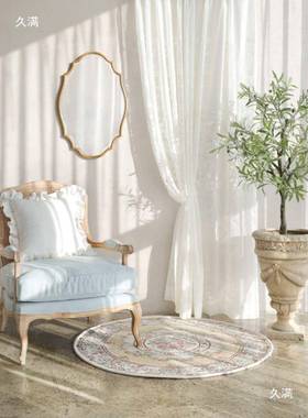 式壁法挂梳妆镜卫生间挂墙式浴室欧式卧化妆镜镜美式洗室漱ZZG台