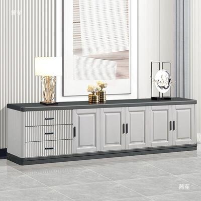 中式木客厅电视柜现代实简约999999柜高柜卧地室能加高款多功储物