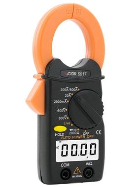 9P1E胜利仪器形万用表钳VC6017.袖珍钳形表数字电流表001无品牌/A