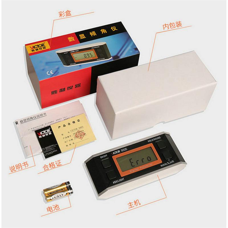 VC001/5003/5VC5001/5倾电005/50056数显角仪子角度倾角盒水平仪