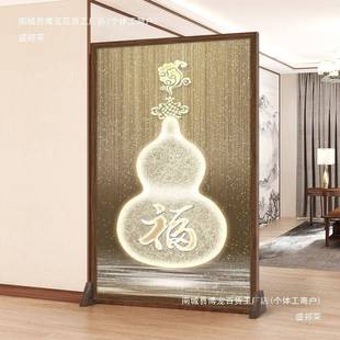 中屏风隔断入家用布式 遮挡户玄NOT关风水卧室客厅双面防水艺简易