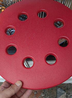 粗加厚钢凳塑料板摆凳摊圆商用酒店饭特店FPN餐厅宴会厅凳子十个