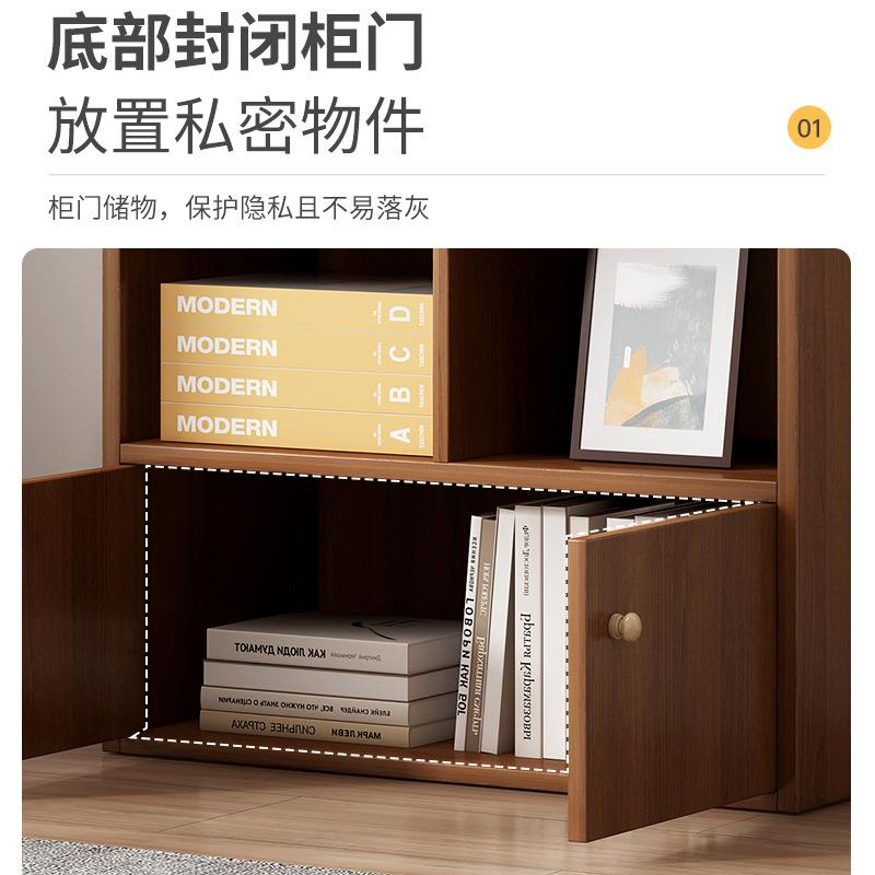 书架物子DUQ架落地客厅简易靠墙书柜卧室房间阅柜读置架多层格收