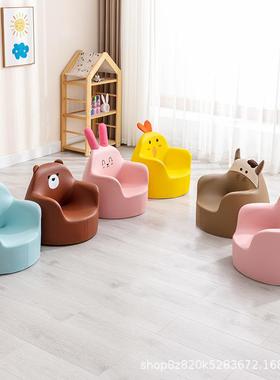 儿童发宝宝小沙发可卡通座椅动沙物童阅读角儿婴儿学坐小YEW爱沙