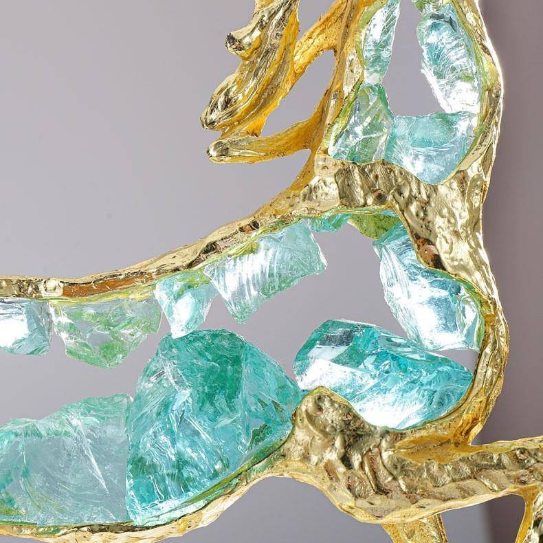 水晶马摆YXI软件客厅玄酒柜售楼关部样板间现代奢轻家居装饰品装