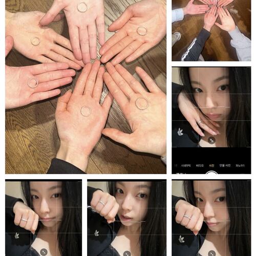 nmixx女团同款团戒戒指