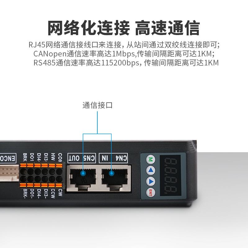 42、57、美康杰RC/EC器总线通讯42/5/60闭环步进电机驱动1NM27NM3