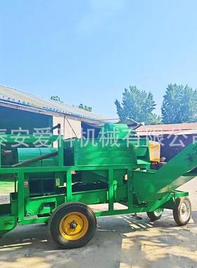 15-25吨苞产量玉米脱机自上料商用打QFO米机吉动林电柴两用玉米粒