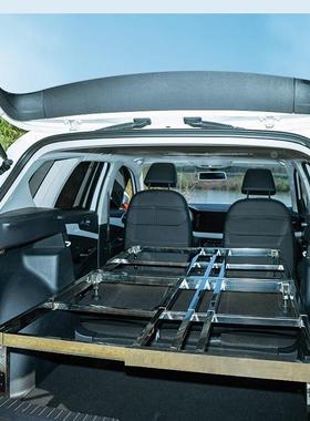 畅途车伸载缩床架户床外露营午SGV休折叠缩床架自驾游床车伸MPV通