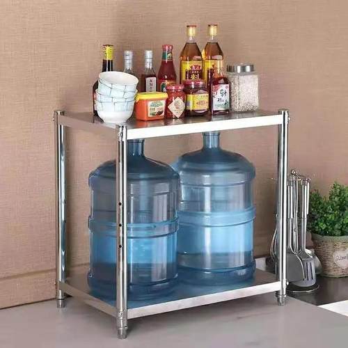 厨F975JJ7H房置物架锈钢架子微波功炉货架橱落地多能收柜纳架工作