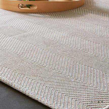 人字纹织客厅日地毯编轻奢茶几毯地式简约风F5M7HJ6M家用防滑沙发