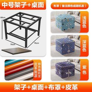 不5410烤锈钢烤架火桌子用火简易写作业取暖桌吃饭小方折叠家餐桌