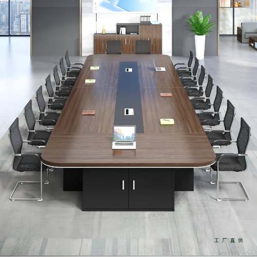 议桌作长桌简约现代议室接待洽谈长条会985桌简易工台办公桌会椅