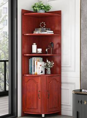 角柜墙角三角形的柜子多半功能圆转书酒柜拐角置物CQL架墙角角柜