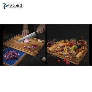 热销相木菜面板套装思双带水槽面板家用实木厨房ZHT66052揉切菜板
