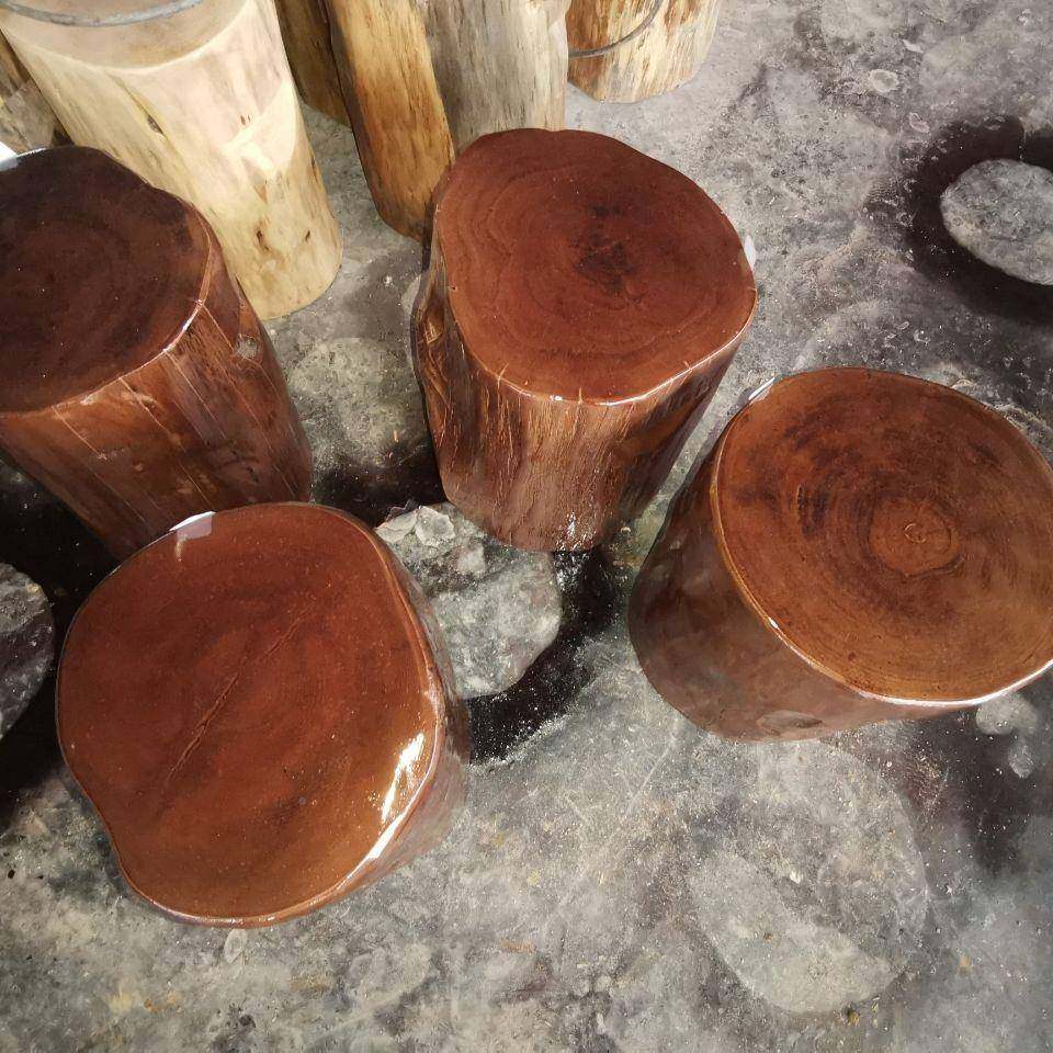 实木木子墩根雕凳实木墩子座间JIN桩树木桩底茶桌配凳圆木凳,商业/办公家具,茶台/茶桌,淘宝优惠券,粉丝福利购,淘宝优惠卷