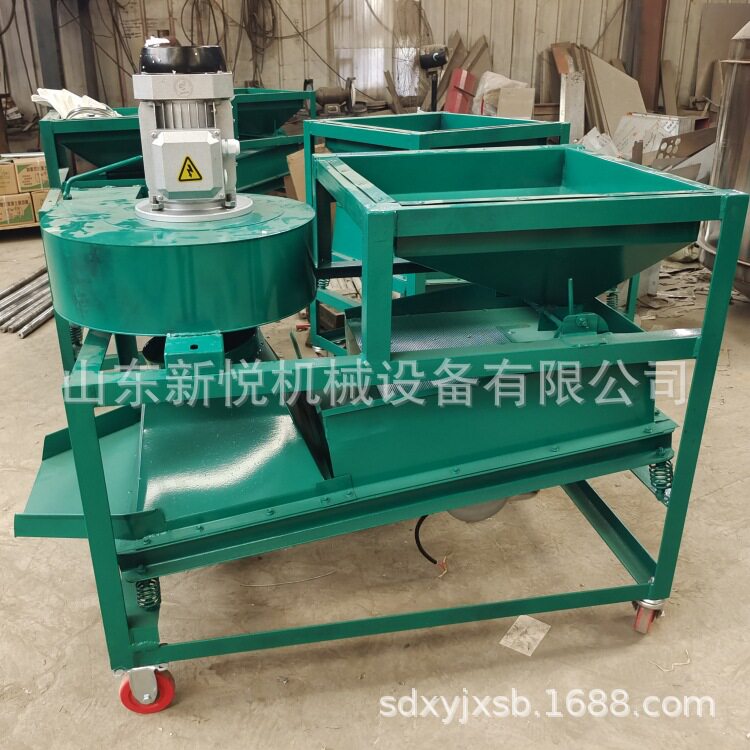 小型吹风式粮食震动筛选去石机