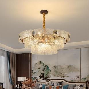 新中式厅灯简约大气间新款餐厅间客灯led吊灯样37板茶房楼大厅灯