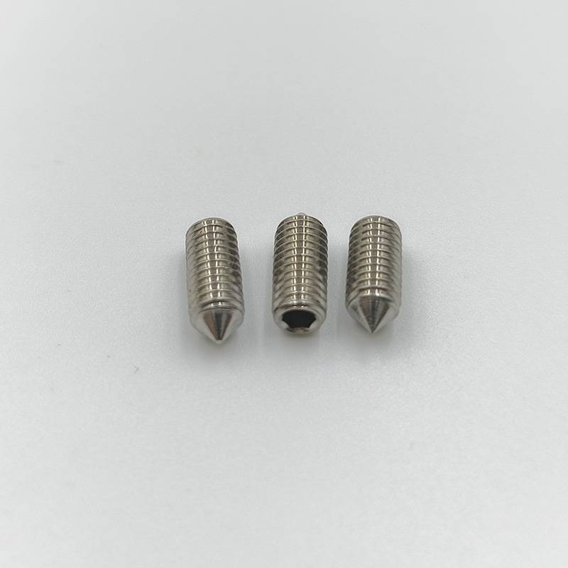 DIN914 5/32x10无头内六角尖尾机米螺丝灯饰螺丝止付螺丝紧定螺丝