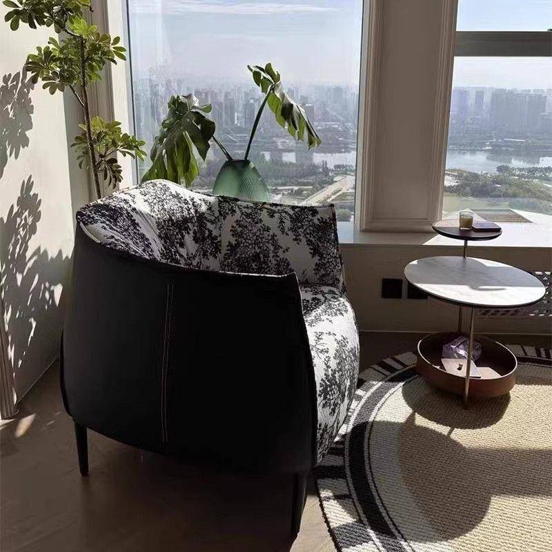 复古沙发单客人法式AL101269虎椅接设计师家用厅阳台待休闲单椅懒