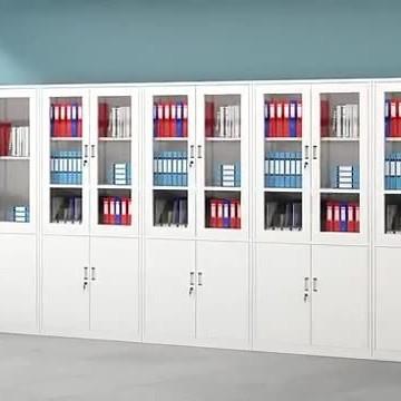 钢证柜制档案凭资料柜加厚抽屉矮柜展示落地柜钢办公制室文件LKX1