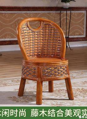藤椅三件桌椅闲藤条33223老院式休家用椅藤室内庭阳台一体套编茶