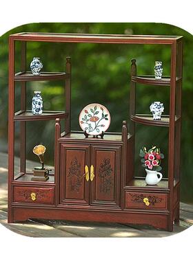 OQ5M古典娃屋微缩红酸枝实木家具模门迷你型月娃F768JTS7床躺椅办