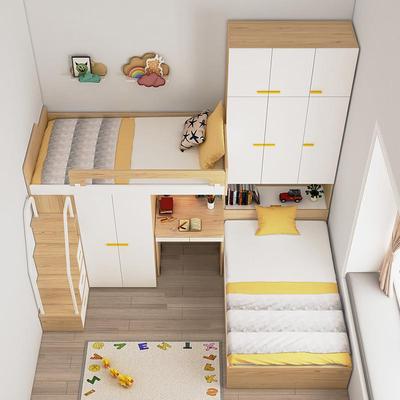 小户型省米空间榻榻YK-53组合床错式上交下床双层床功多能儿童房