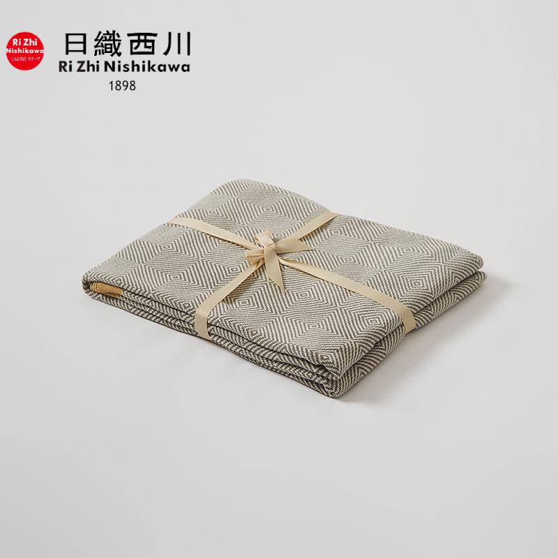 奢和风全棉毯毛毯午睡ZJF48977沙发毯轻盖床尾巾纯棉办公室等舱航